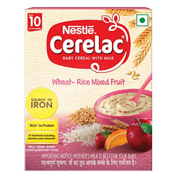 Nestle Carelac Wheat-Rice Mixed Fruit 300Gm